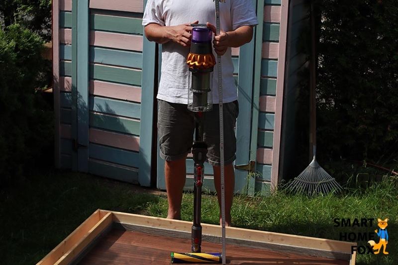 Der V15 beim Vermessen